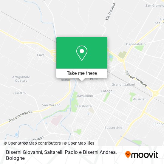Biserni Giovanni, Saltarelli Paolo e Biserni Andrea map