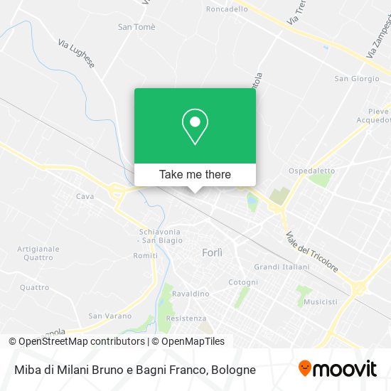 Miba di Milani Bruno e Bagni Franco map
