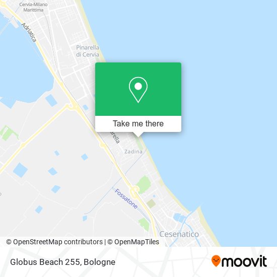 Globus Beach 255 map