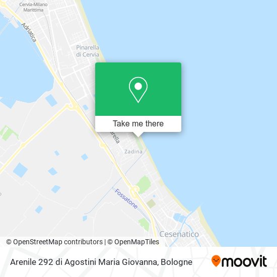 Arenile 292 di Agostini Maria Giovanna map