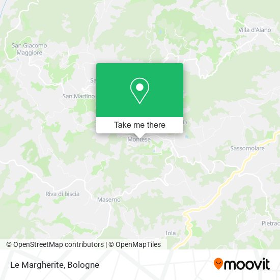 Le Margherite map
