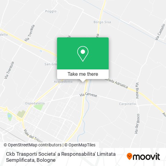 Ckb Trasporti Societa' a Responsabilita' Limitata Semplificata map