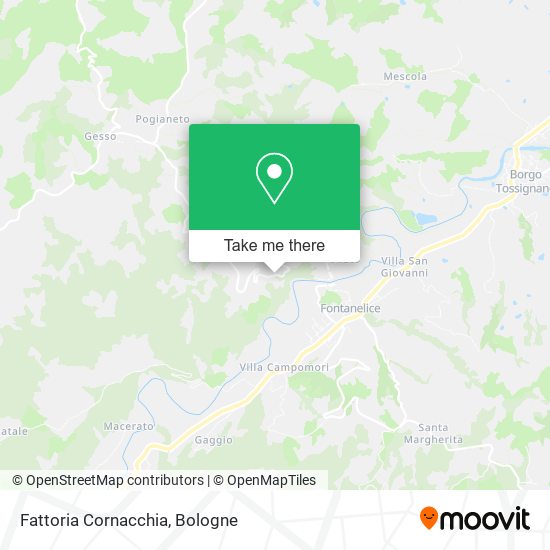 Fattoria Cornacchia map