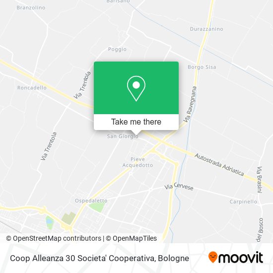 Coop Alleanza 30 Societa' Cooperativa map