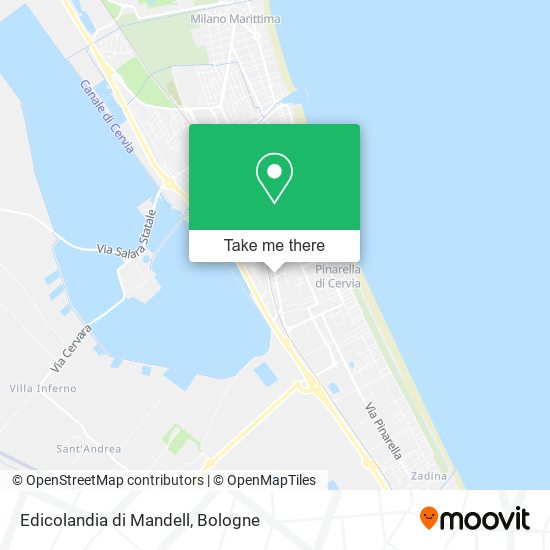 Edicolandia di Mandell map
