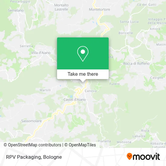 RPV Packaging map