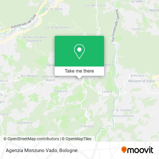 Agenzia Monzuno Vado map