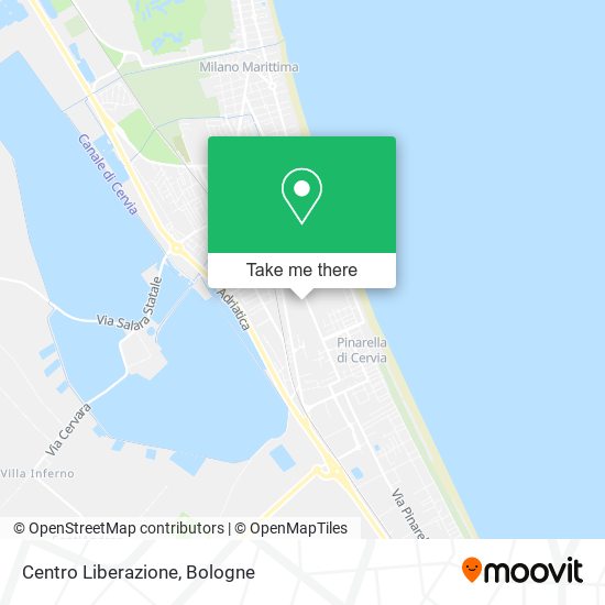 Centro Liberazione map