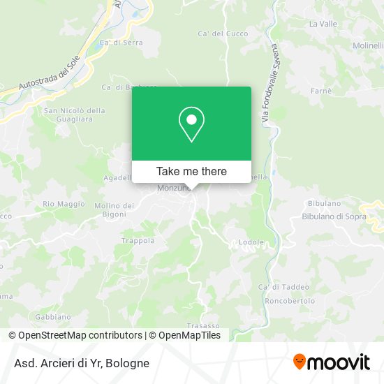 Asd. Arcieri di Yr map