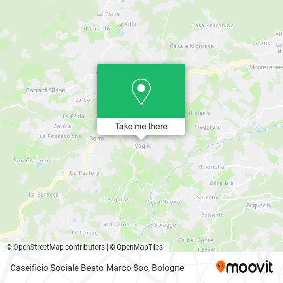 Caseificio Sociale Beato Marco Soc map