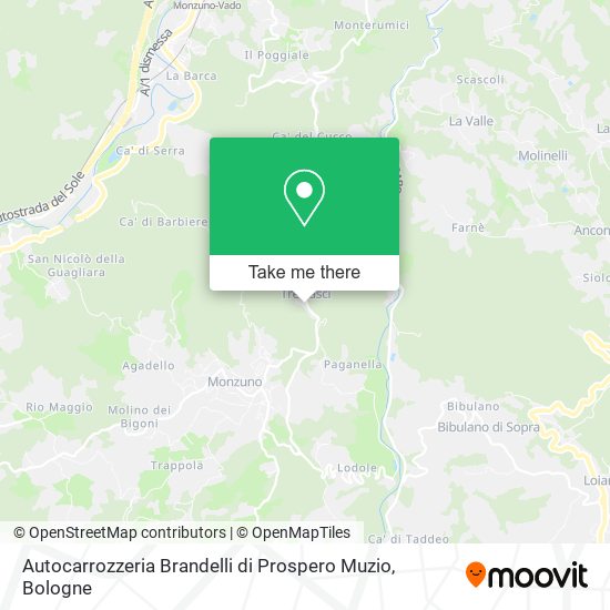 Autocarrozzeria Brandelli di Prospero Muzio map