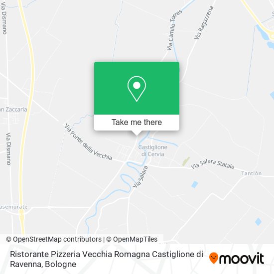 Ristorante Pizzeria Vecchia Romagna Castiglione di Ravenna map