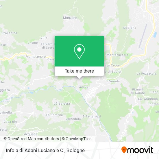 Info a di Adani Luciano e C. map