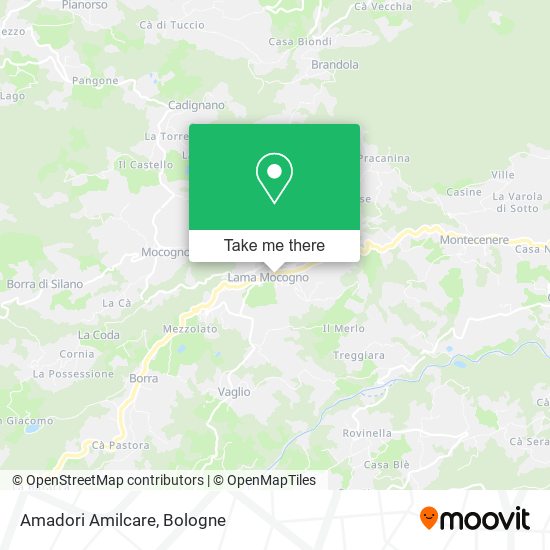 Amadori Amilcare map