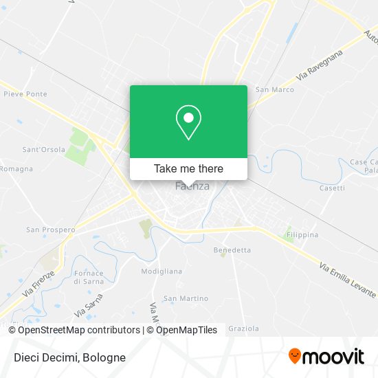 Dieci Decimi map