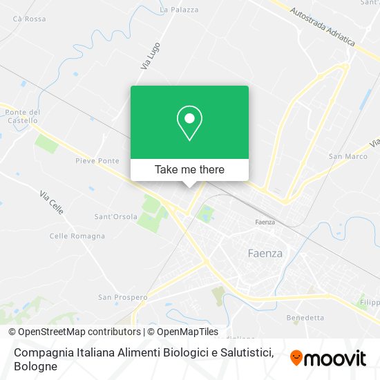 Compagnia Italiana Alimenti Biologici e Salutistici map