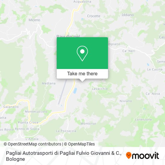 Pagliai Autotrasporti di Pagliai Fulvio Giovanni & C. map