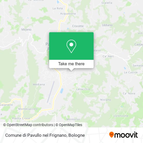 Comune di Pavullo nel Frignano map