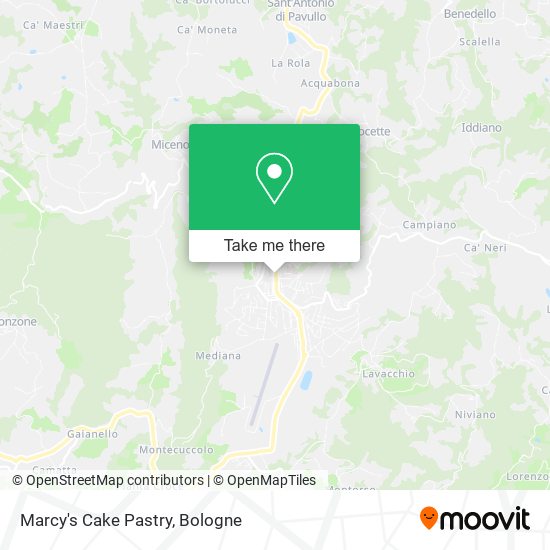 Marcy's Cake Pastry map
