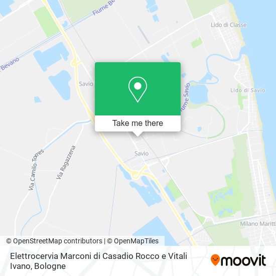Elettrocervia Marconi di Casadio Rocco e Vitali Ivano map