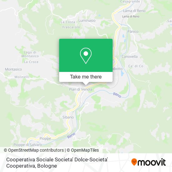 Cooperativa Sociale Societa' Dolce-Societa' Cooperativa map