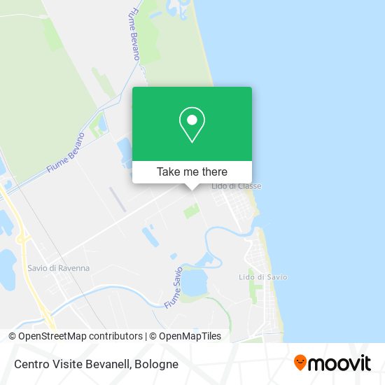 Centro Visite Bevanell map
