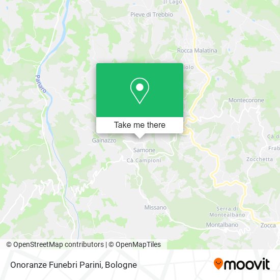 Onoranze Funebri Parini map