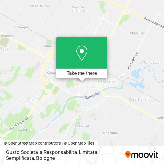 Gusto Societa' a Responsabilita' Limitata Semplificata map