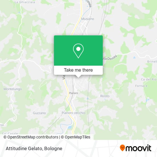 Attitudine Gelato map