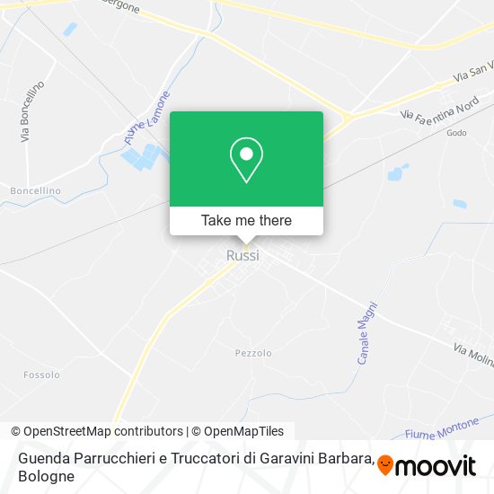 Guenda Parrucchieri e Truccatori di Garavini Barbara map