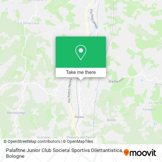 Palafitne Junior Club Societa' Sportiva Dilettantistica map