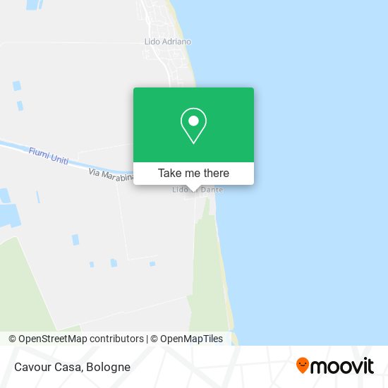 Cavour Casa map