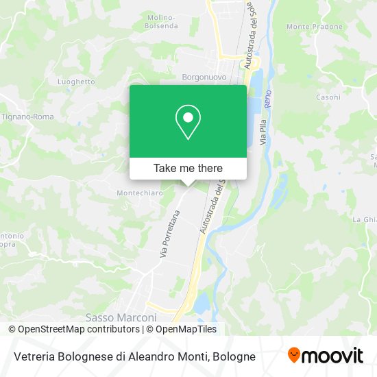 Vetreria Bolognese di Aleandro Monti map