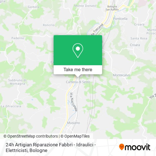 24h Artigian Riparazione Fabbri - Idraulici - Elettricisti map