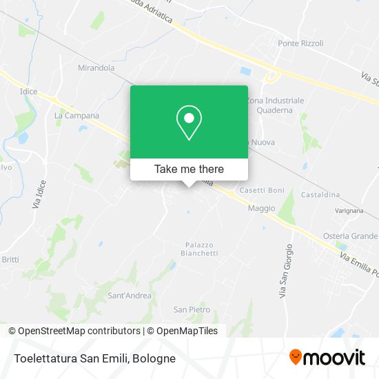 Toelettatura San Emili map