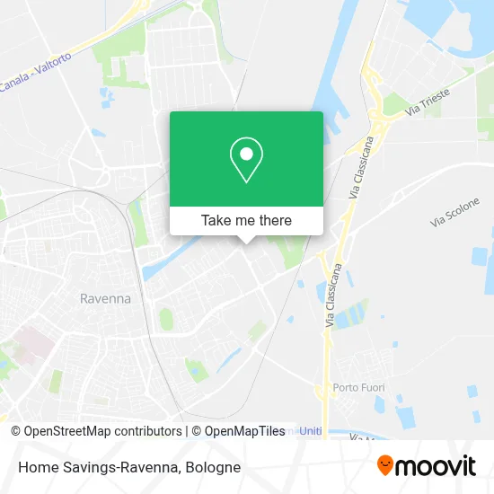 Home Savings-Ravenna map