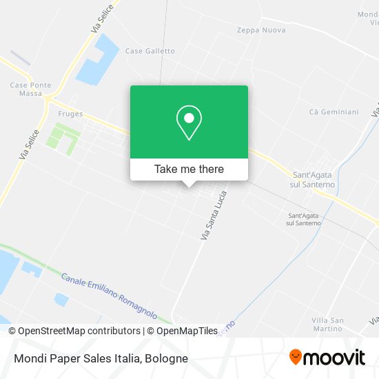 Mondi Paper Sales Italia map