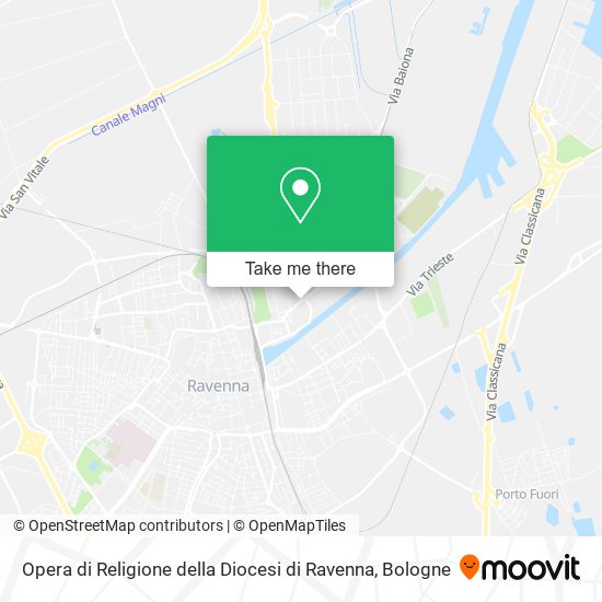 Opera di Religione della Diocesi di Ravenna map