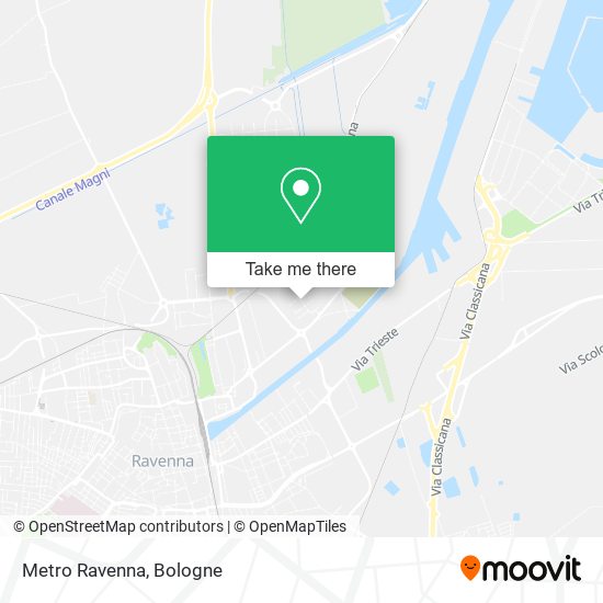 Metro Ravenna map