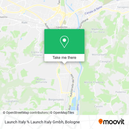 Launch Italy % Launch Italy Gmbh map