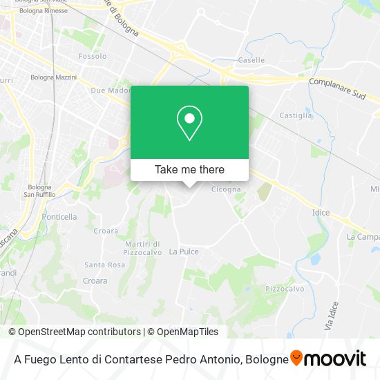 A Fuego Lento di Contartese Pedro Antonio map
