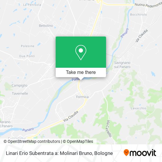 Linari Erio Subentrata a: Molinari Bruno map
