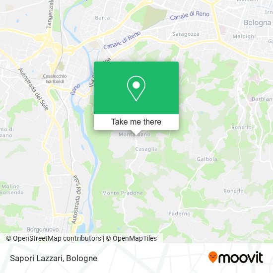 Sapori Lazzari map
