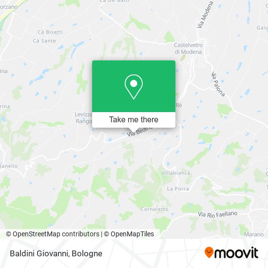 Baldini Giovanni map