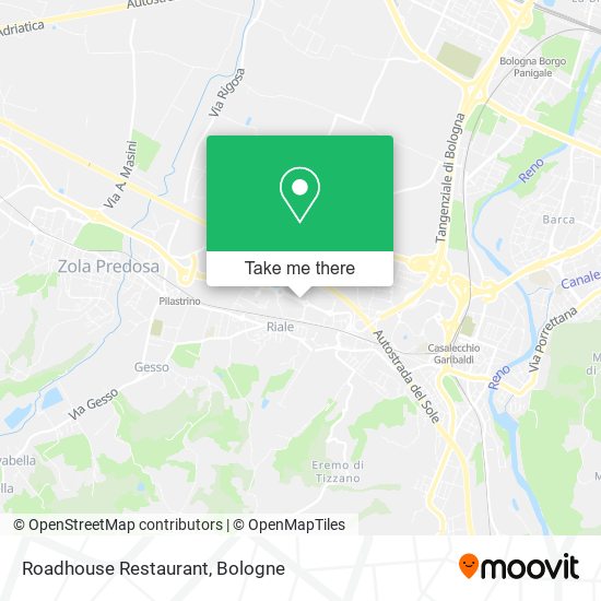 Roadhouse Restaurant map