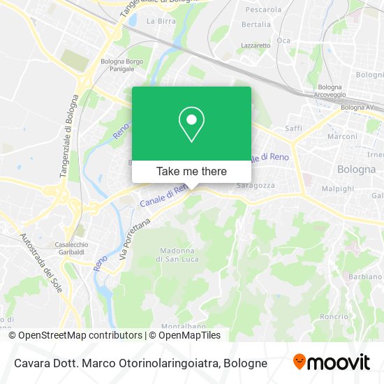 Cavara Dott. Marco Otorinolaringoiatra map