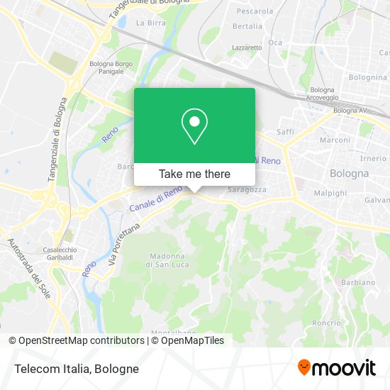Telecom Italia map