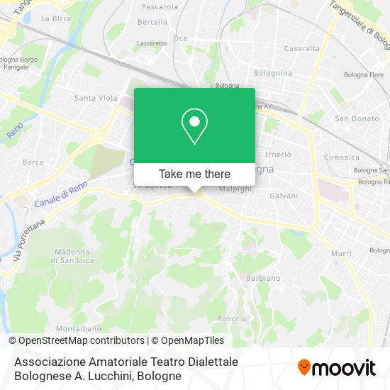 Associazione Amatoriale Teatro Dialettale Bolognese A. Lucchini map