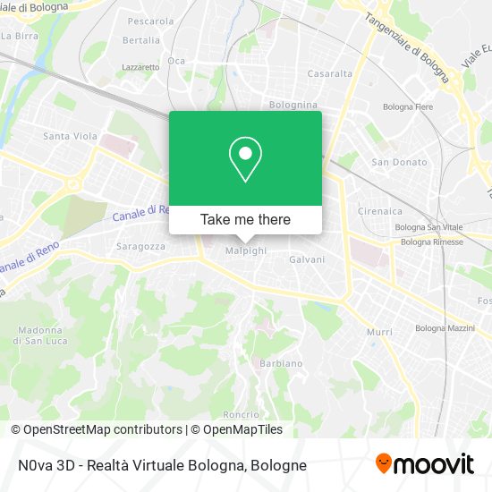 N0va 3D - Realtà Virtuale Bologna map