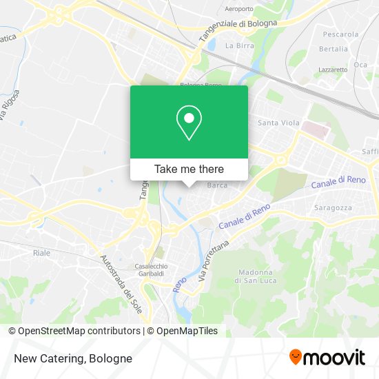 New Catering map